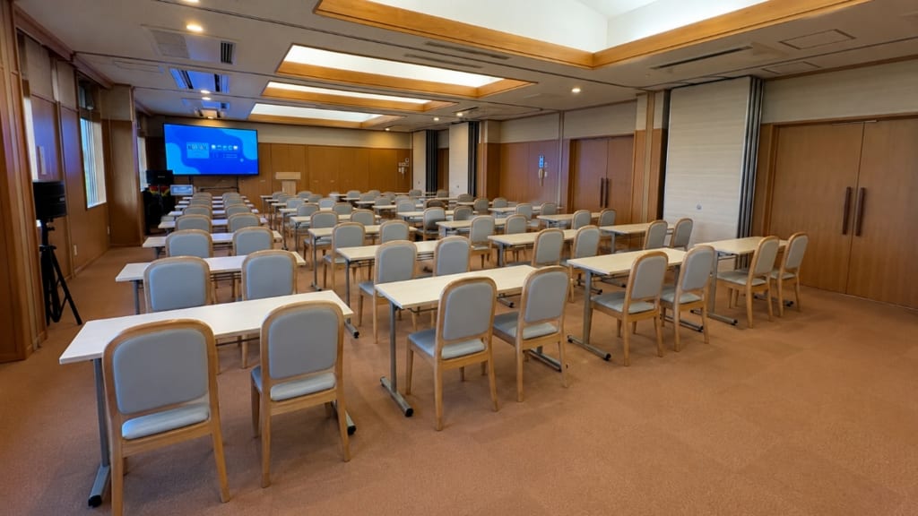 銀河苑2階 会議・研修レイアウト